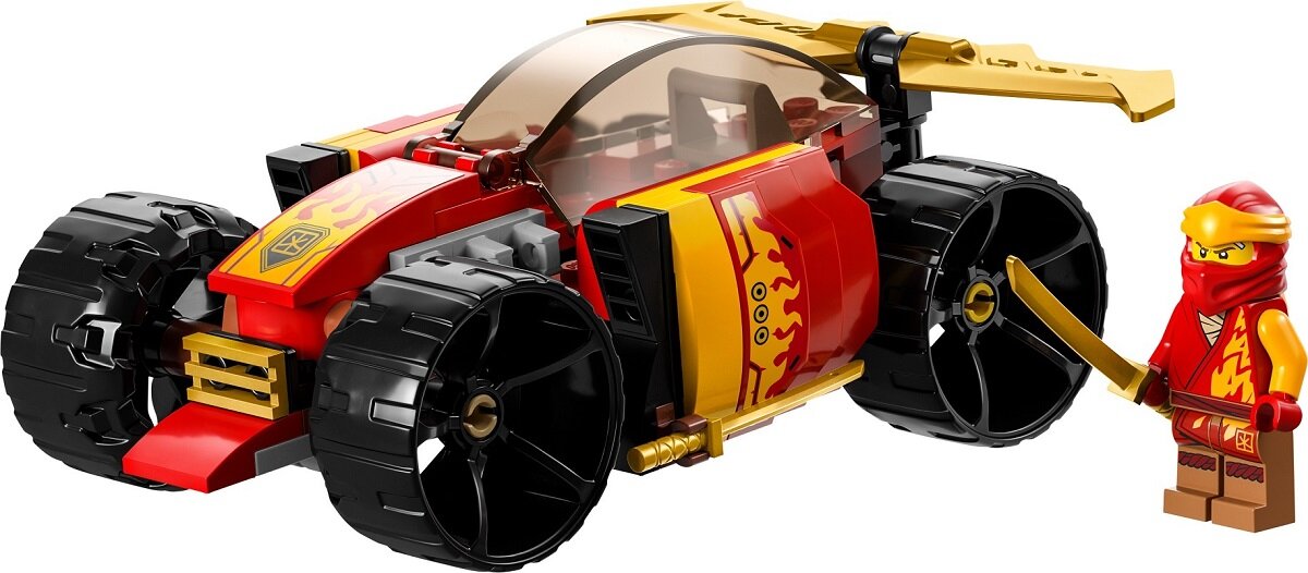 LEGO NINJAGO Samochód wyścigowy ninja Kaia EVO 71780 dziecko kreatywność zabawa nauka rozwój klocki figurki minifigurki jakość tradycja konstrukcja nauka wyobraźnia role jakość bezpieczeństwo wyobraźnia budowanie pasja hobby funkcje instrukcja aplikacja LEGO Builder