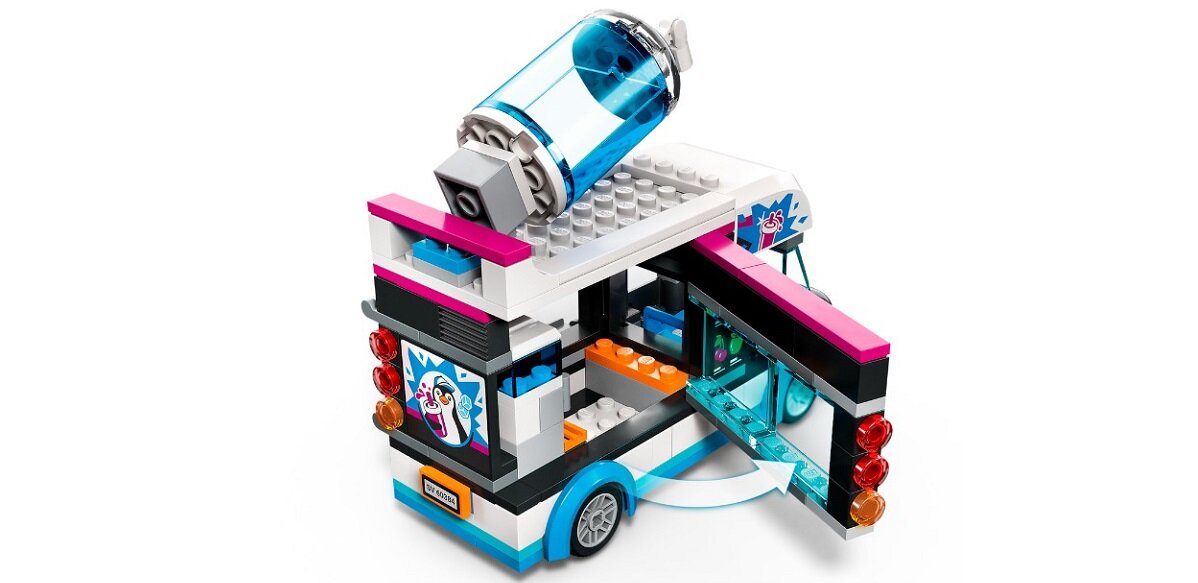 LEGO City Pingwinia furgonetka ze slushem 60384 dziecko kreatywność zabawa nauka rozwój klocki figurki minifigurki jakość tradycja konstrukcja nauka wyobraźnia role jakość bezpieczeństwo wyobraźnia budowanie pasja hobby funkcje instrukcje