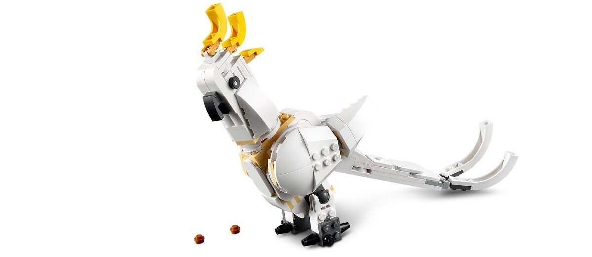 LEGO Creator 3 w 1 Biały królik 31133 dziecko kreatywność zabawa nauka rozwój klocki figurki minifigurki jakość tradycja konstrukcja nauka wyobraźnia role jakość bezpieczeństwo wyobraźnia budowanie pasja hobby funkcje instrukcje papuga foka