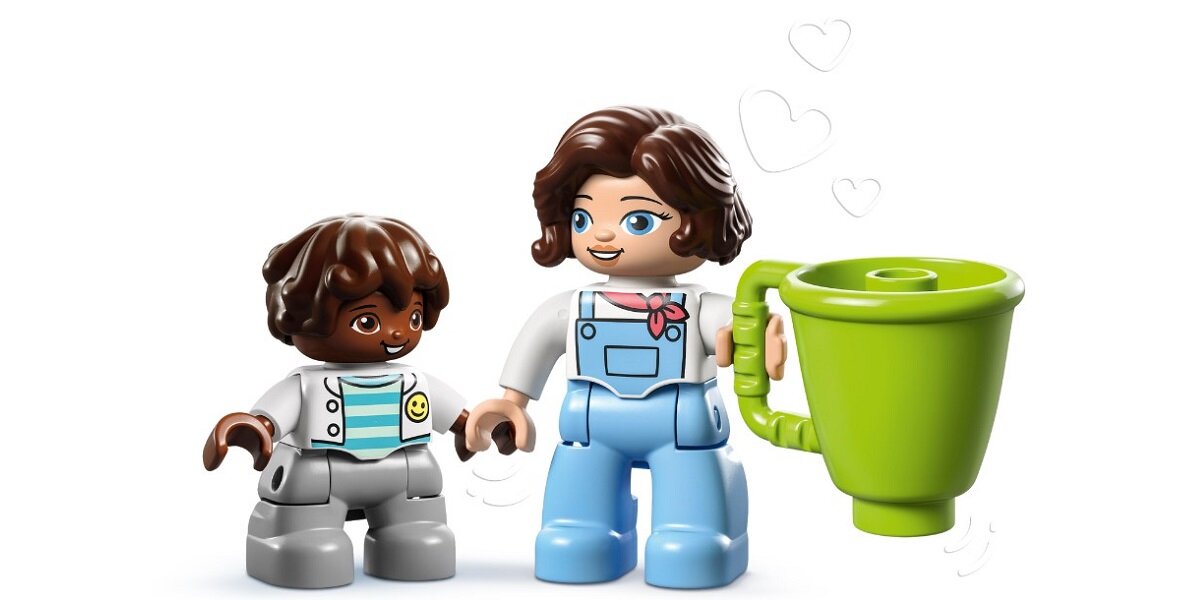 LEGO DUPLO Town Dom rodzinny na kółkach 10986 dziecko kreatywność zabawa nauka rozwój klocki figurki minifigurki jakość tradycja konstrukcja nauka wyobraźnia role jakość bezpieczeństwo wyobraźnia budowanie pasja hobby funkcje instrukcja aplikacja LEGO Builder