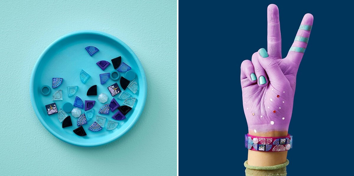 LEGO DOTS Jednorożce rządzą — bransoletka 41802 dziecko kreatywność zabawa nauka rozwój klocki figurki minifigurki jakość tradycja konstrukcja nauka wyobraźnia role jakość bezpieczeństwo wyobraźnia budowanie pasja hobby funkcje instrukcje