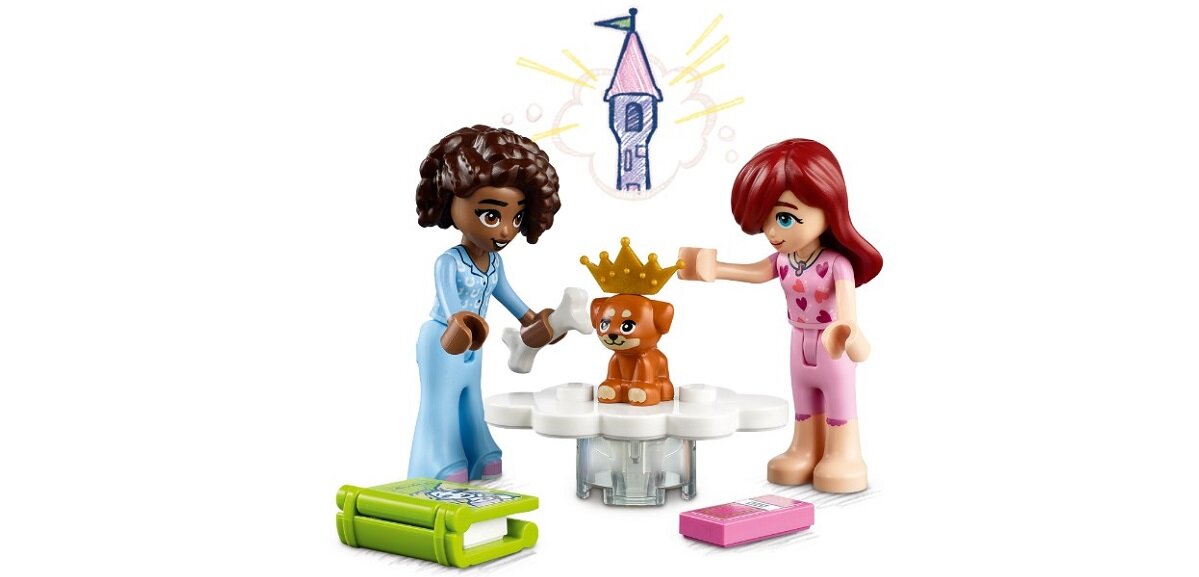 LEGO Friends Pokój Aliyi 41740 dziecko kreatywność zabawa nauka rozwój klocki figurki minifigurki jakość tradycja konstrukcja nauka wyobraźnia role jakość bezpieczeństwo wyobraźnia budowanie pasja hobby funkcje instrukcje Paisley Aliya akcesoria