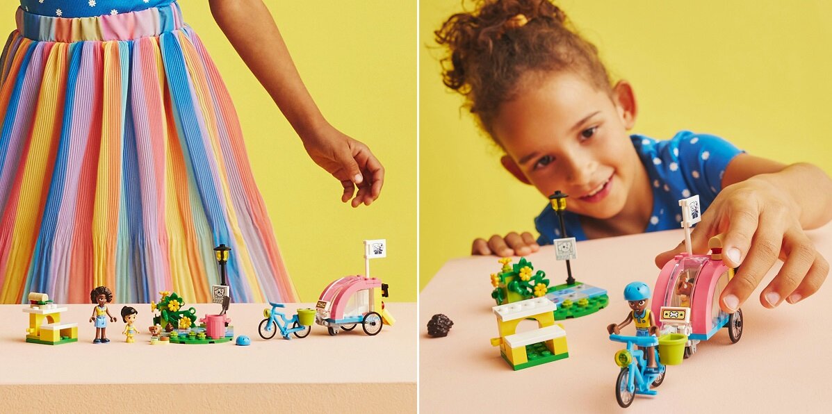 LEGO Friends Rower do ratowania psów 41738 dziecko kreatywność zabawa nauka rozwój klocki figurki minifigurki jakość tradycja konstrukcja nauka wyobraźnia role jakość bezpieczeństwo wyobraźnia budowanie pasja hobby funkcje instrukcja aplikacja LEGO Builde