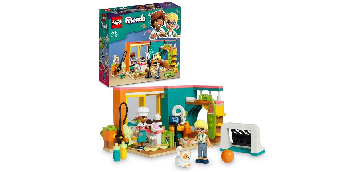 LEGO Friends Pokój Leo 41754 dziecko kreatywność zabawa nauka rozwój klocki figurki minifigurki jakość tradycja konstrukcja nauka wyobraźnia role jakość bezpieczeństwo wyobraźnia budowanie pasja hobby funkcje instrukcje
