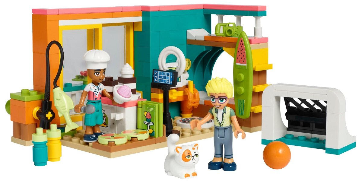 LEGO Friends Pokój Leo 41754 dziecko kreatywność zabawa nauka rozwój klocki figurki minifigurki jakość tradycja konstrukcja nauka wyobraźnia role jakość bezpieczeństwo wyobraźnia budowanie pasja hobby funkcje instrukcje