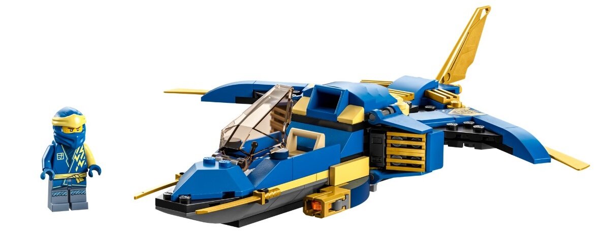 LEGO Ninjago Odrzutowiec ponaddźwiękowy Jay’a EVO 71784 dziecko kreatywność zabawa nauka rozwój klocki figurki minifigurki jakość tradycja konstrukcja nauka wyobraźnia role jakość bezpieczeństwo wyobraźnia budowanie pasja hobby funkcje instrukcje