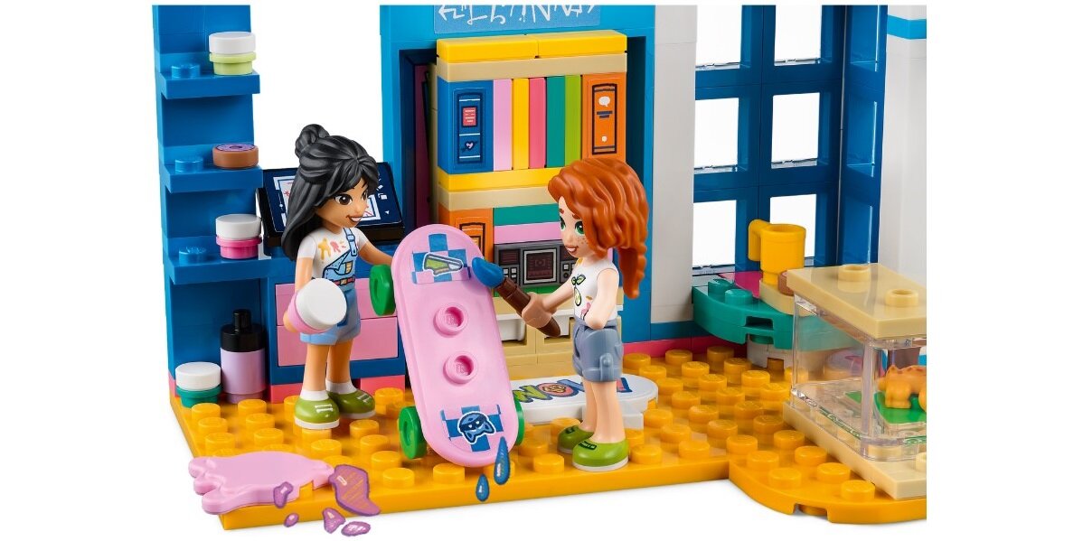 LEGO Friends Pokój Liann 41739 dziecko kreatywność zabawa nauka rozwój klocki figurki minifigurki jakość tradycja konstrukcja nauka wyobraźnia role jakość bezpieczeństwo wyobraźnia budowanie pasja hobby funkcje instrukcje Liann Autumn gekon