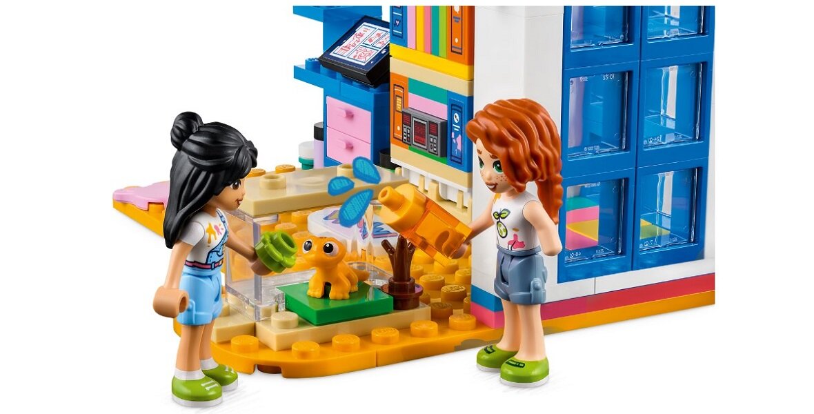 LEGO Friends Pokój Liann 41739 dziecko kreatywność zabawa nauka rozwój klocki figurki minifigurki jakość tradycja konstrukcja nauka wyobraźnia role jakość bezpieczeństwo wyobraźnia budowanie pasja hobby funkcje instrukcje Liann Autumn gekon