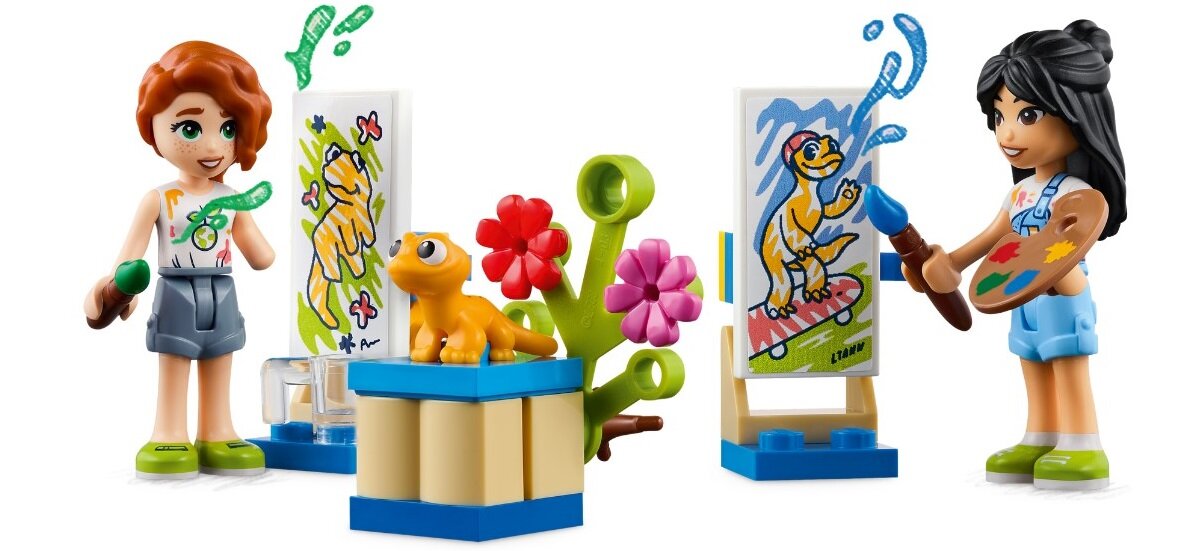 LEGO Friends Pokój Liann 41739 dziecko kreatywność zabawa nauka rozwój klocki figurki minifigurki jakość tradycja konstrukcja nauka wyobraźnia role jakość bezpieczeństwo wyobraźnia budowanie pasja hobby funkcje instrukcje Liann Autumn gekon