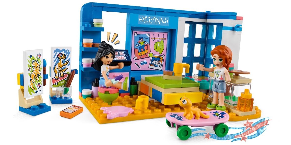 LEGO Friends Pokój Liann 41739 dziecko kreatywność zabawa nauka rozwój klocki figurki minifigurki jakość tradycja konstrukcja nauka wyobraźnia role jakość bezpieczeństwo wyobraźnia budowanie pasja hobby funkcje instrukcje Liann Autumn gekon