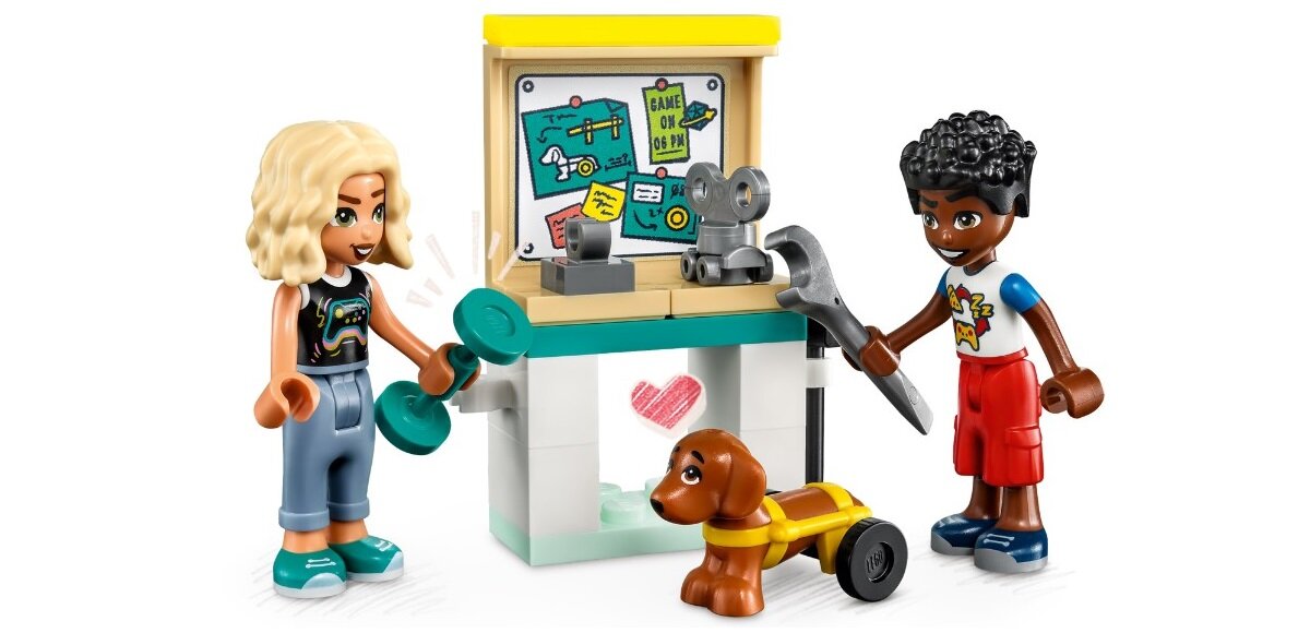 LEGO Friends Pokój Novy 41755 dziecko kreatywność zabawa nauka rozwój klocki figurki minifigurki jakość tradycja konstrukcja nauka wyobraźnia role jakość bezpieczeństwo wyobraźnia budowanie pasja hobby funkcje instrukcja