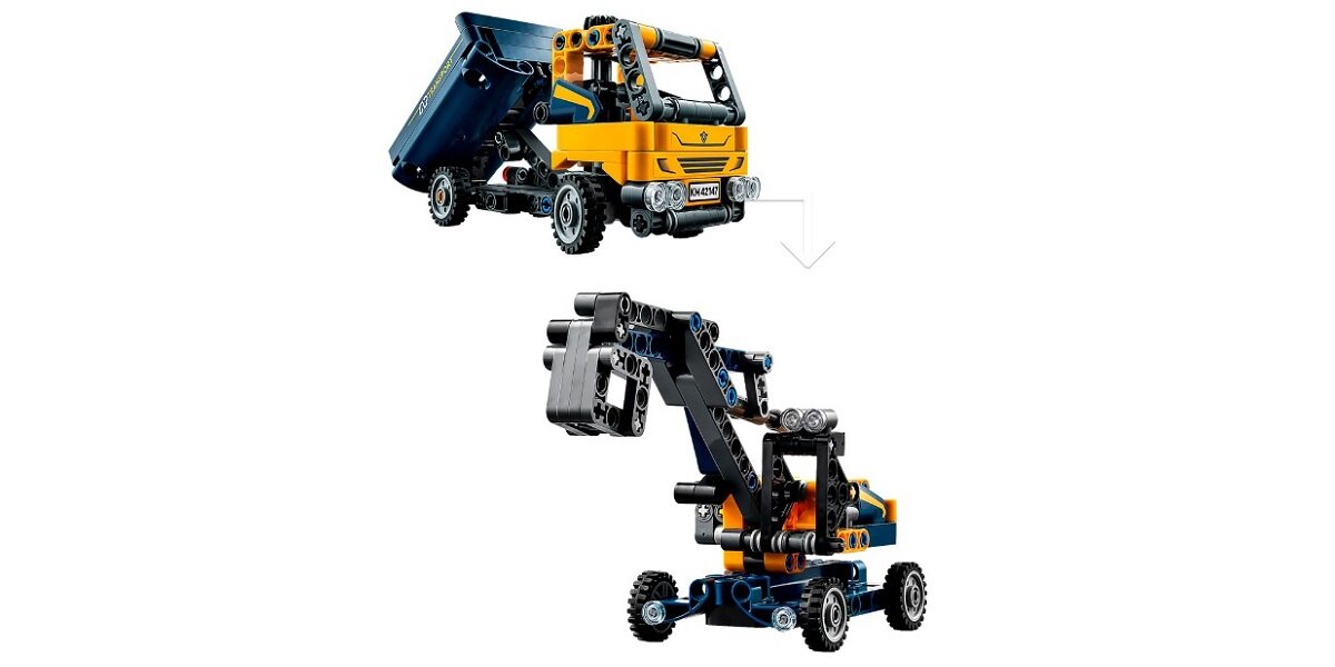 LEGO Technic Wywrotka 42147 dziecko kreatywność zabawa nauka rozwój klocki figurki minifigurki jakość tradycja konstrukcja nauka wyobraźnia role jakość bezpieczeństwo wyobraźnia budowanie pasja hobby funkcje instrukcje