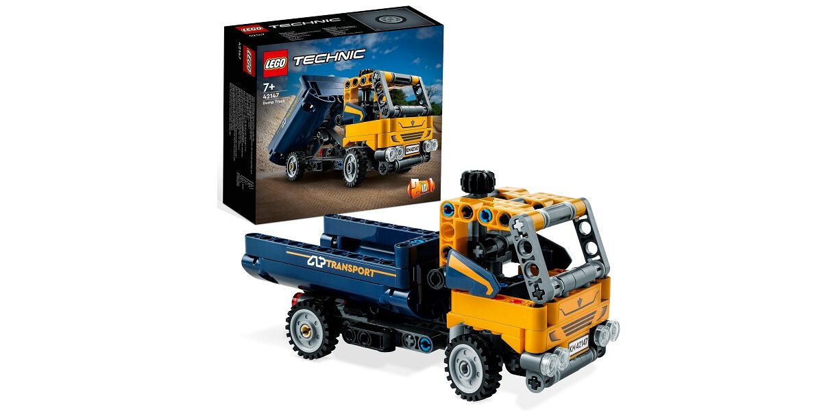 LEGO Technic Wywrotka 42147 dziecko kreatywność zabawa nauka rozwój klocki figurki minifigurki jakość tradycja konstrukcja nauka wyobraźnia role jakość bezpieczeństwo wyobraźnia budowanie pasja hobby funkcje instrukcje