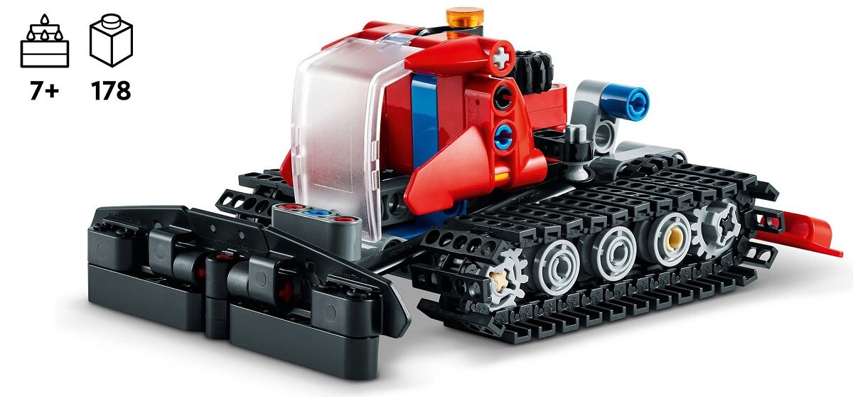 LEGO Technic Ratrak 42148 dziecko kreatywność zabawa nauka rozwój klocki figurki minifigurki jakość tradycja konstrukcja nauka wyobraźnia role jakość bezpieczeństwo wyobraźnia budowanie pasja hobby funkcje instrukcja aplikacja LEGO Builder