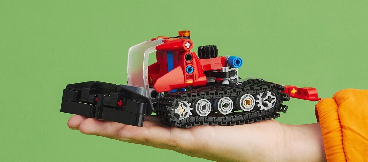 LEGO Technic Ratrak 42148 dziecko kreatywność zabawa nauka rozwój klocki figurki minifigurki jakość tradycja konstrukcja nauka wyobraźnia role jakość bezpieczeństwo wyobraźnia budowanie pasja hobby funkcje instrukcja aplikacja LEGO Builder