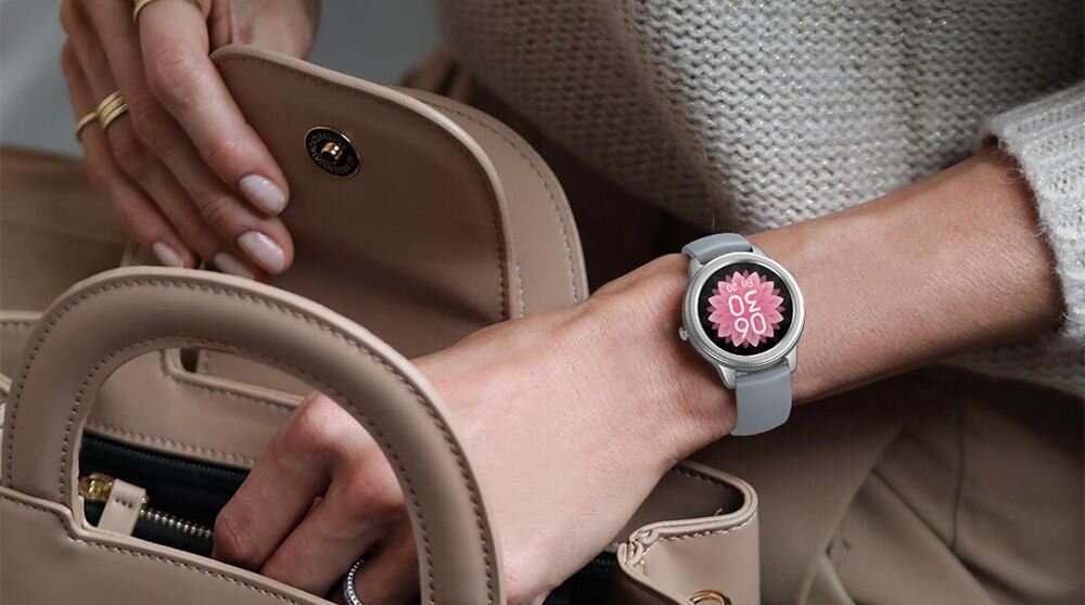 Smartwach ZEBLAZE Lily   ekran bateria czujniki zdrowie sport pasek ładowanie pojemność rozdzielczość łączność sterowanie krew puls rozmowy smartfon aplikacja 