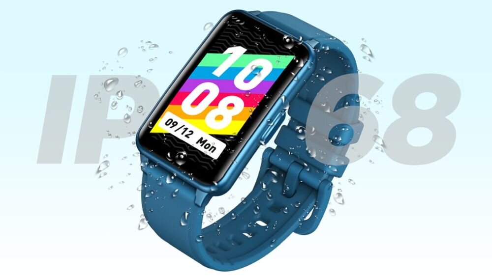 Smartwatch ZEBLAZE Meteor ekran bateria czujniki zdrowie sport pasek ładowanie pojemność rozdzielczość łączność sterowanie krew puls rozmowy smartfon aplikacja