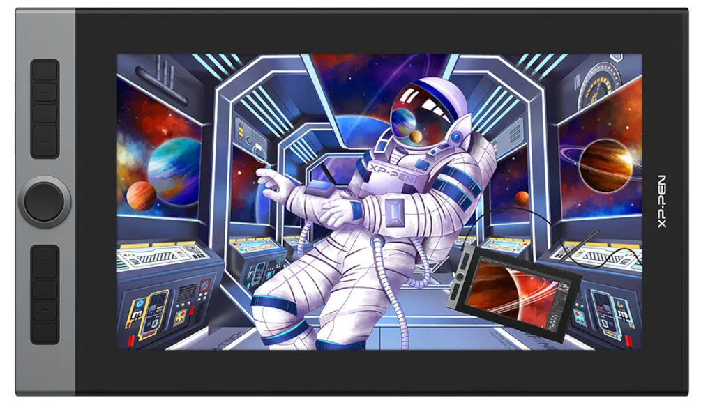 Tablet graficzny 15.4 XP-PEN Artist Pro 16 kabel 3w1 USB-C / USB-A HDMI USB-A HDMI pełnofuncyjny port USB-C kompatybilność z komputerami PC smartfonami