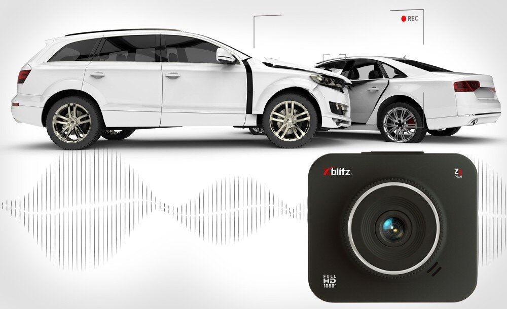 Wideorejestrator XBLITZ Z3 Run nagrania zabezpieczenie ochrona G-sensor