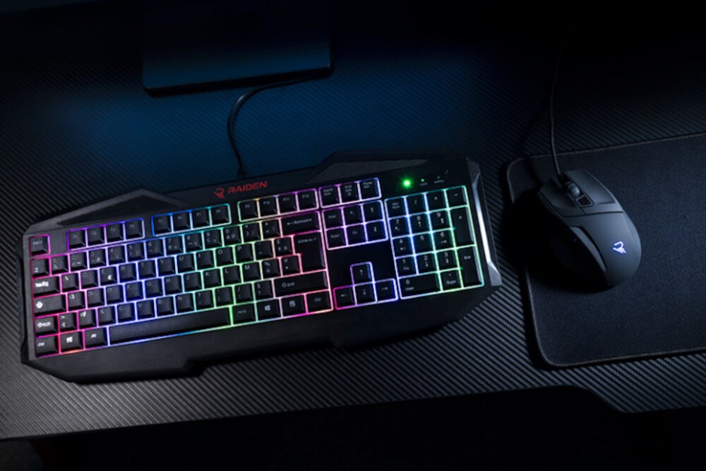 Zestaw SUBSONIC SA5605 5w1 klawiatura podświetlenie RGB hałas