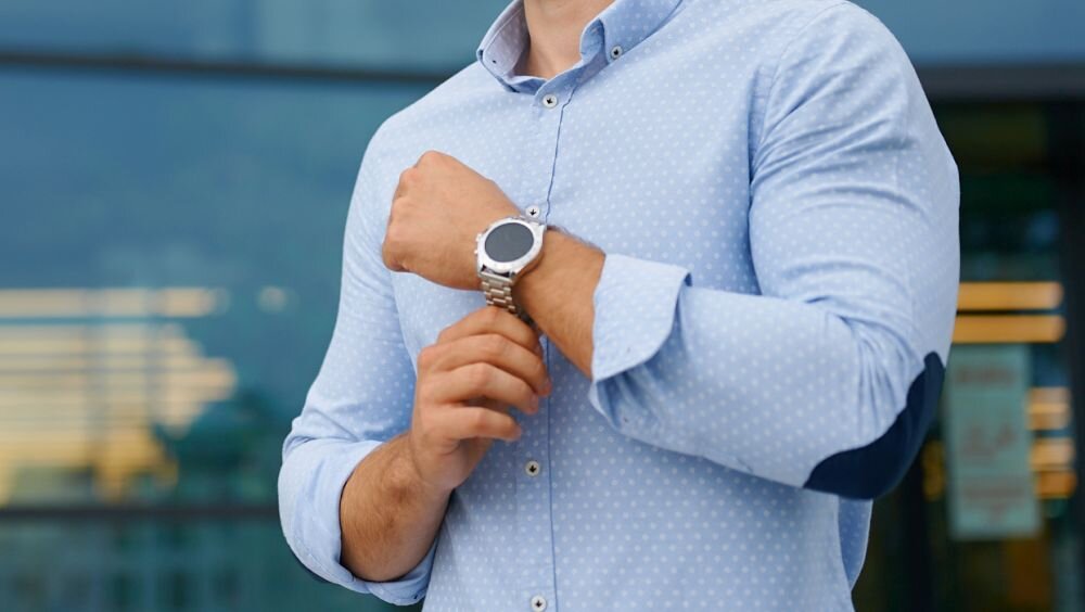 Smartwatch GARETT Men Style ekran bateria czujniki zdrowie sport pasek ładowanie pojemność rozdzielczość łączność sterowanie krew puls rozmowy smartfon aplikacja