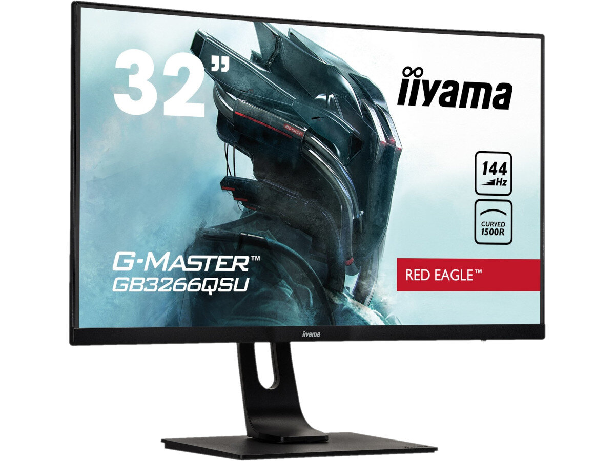 Monitor IIYAMA G-Master GB3266QSU-B1 zakrzywiony ekran cechy funkcje