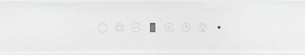 FALMEC Inclina 90 okap oświetlenie halogenowe potrawy klimat panel sterowania przyciski ustawienia