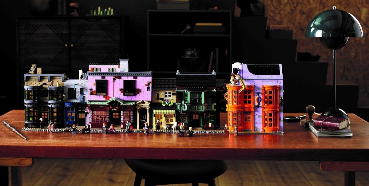 LEGO Harry Potter Ulica Pokątna 75978 nowość zestaw detale sklepy