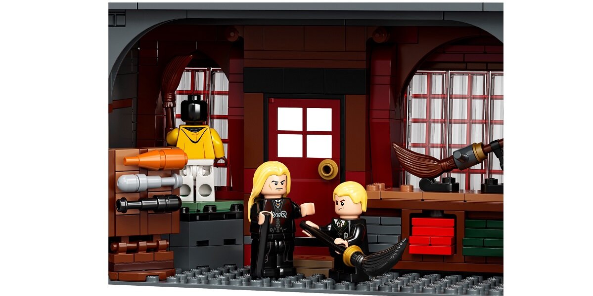 LEGO Harry Potter Ulica Pokątna 75978 detale różdżki książka eliksir