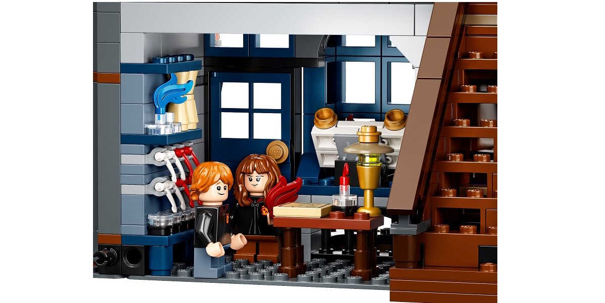 LEGO Harry Potter Ulica Pokątna 75978 szczegółowy Fani magia ulica intrygi tajemnice