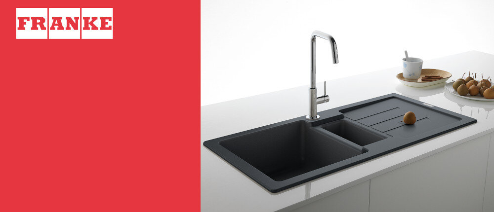 Zlewozmywak FRANKE Strada SAG 651-86 114.0676.321 Kamienny szary wygląd design tło prezentacja wizualizacja