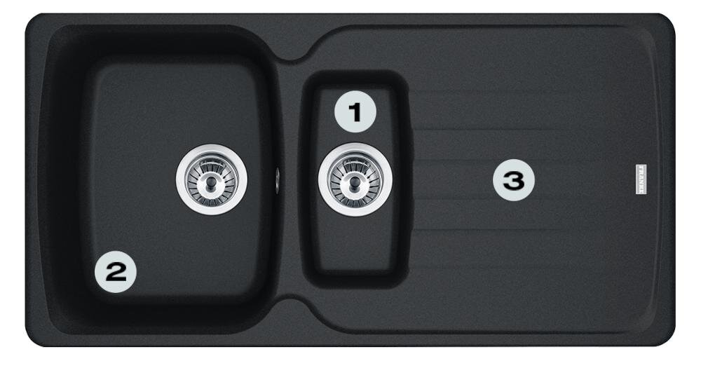 FRANKE Antea AZG 651-97 114.0676.232 głęboka komora szybko wygodnie ociekacz