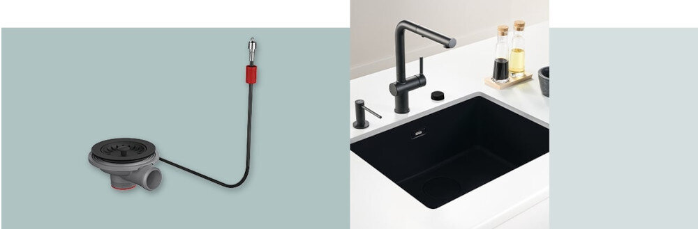 Zlewozmywak FRANKE Maris MRG 651-78 114.0675.991 Czarny matowy dno przewód korek automatyczny sitko wygoda