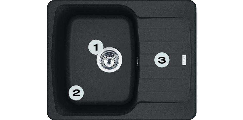 FRANKE Antea AZG 611-62 114.0676.255 głęboka komora szybko wygodnie ociekacz