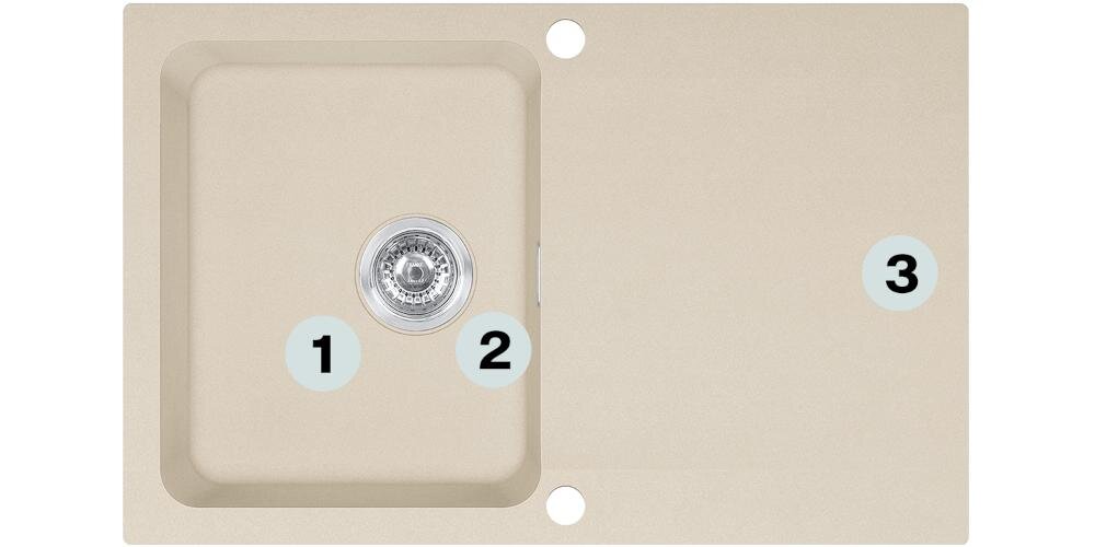 FRANKE Orion OID 611-78 143.0671.556 montaż młynek ukryty przelew ociekacz naczynia