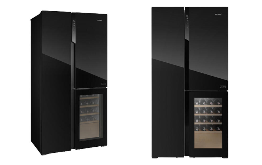 CONCEPT LA7991bc Side by Side kolekcja nowoczesne wykonanie stal nierdzewna prosta konstrukcja kuchnia