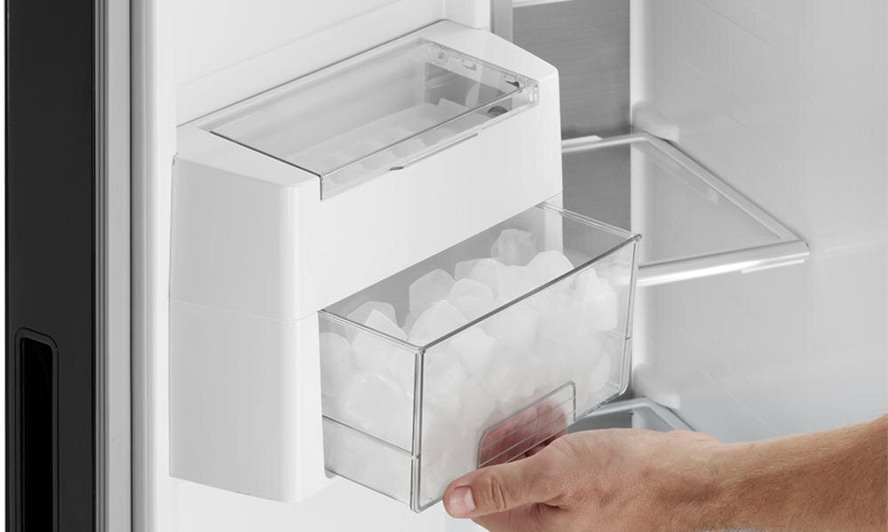 CONCEPT LA7991bc Side by Side kostkarka drzwi zamrażarka lód orzeźwiające napoje kostki