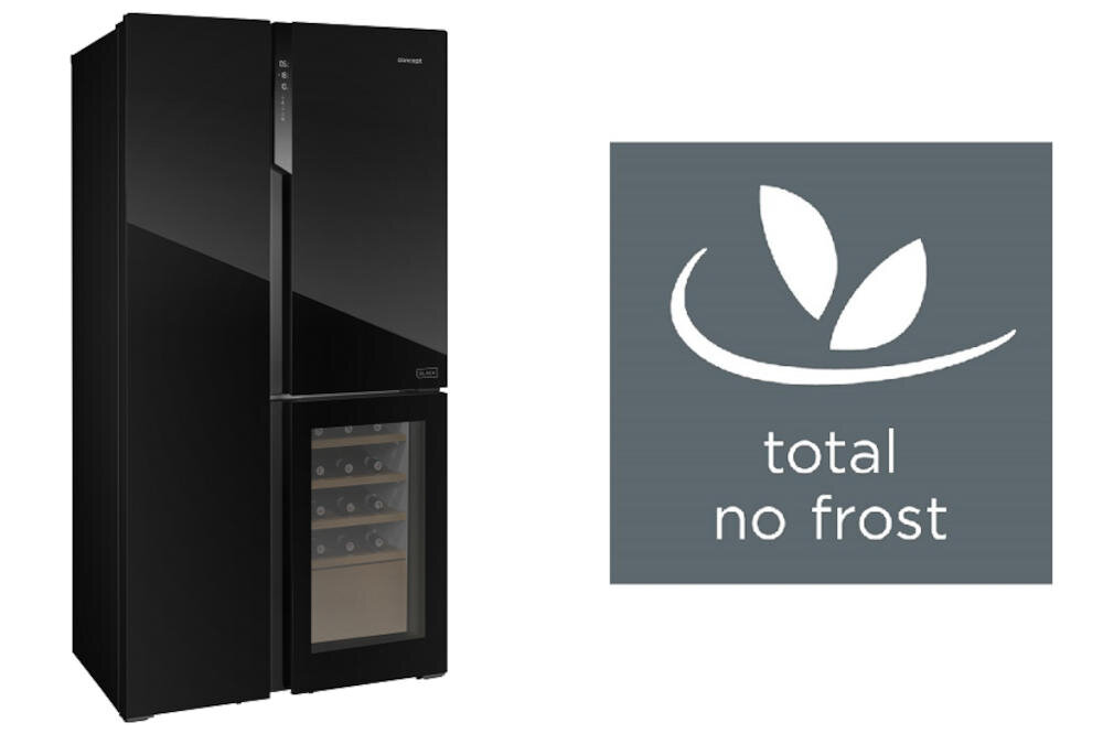 CONCEPT LA7991bc Side by Side total no frost szron powietrze wilgoć rozmrażanie żywność zamrażanie oszczędność