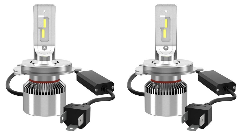 Zestaw żarówek samochodowych OSRAM LEDriving XTR H4 6000K 12V-13W dobra widoczność dwie żarówki odpowiednie oświetlenie zwiększone bezpieczeństwo do reflektorów moc 13 W