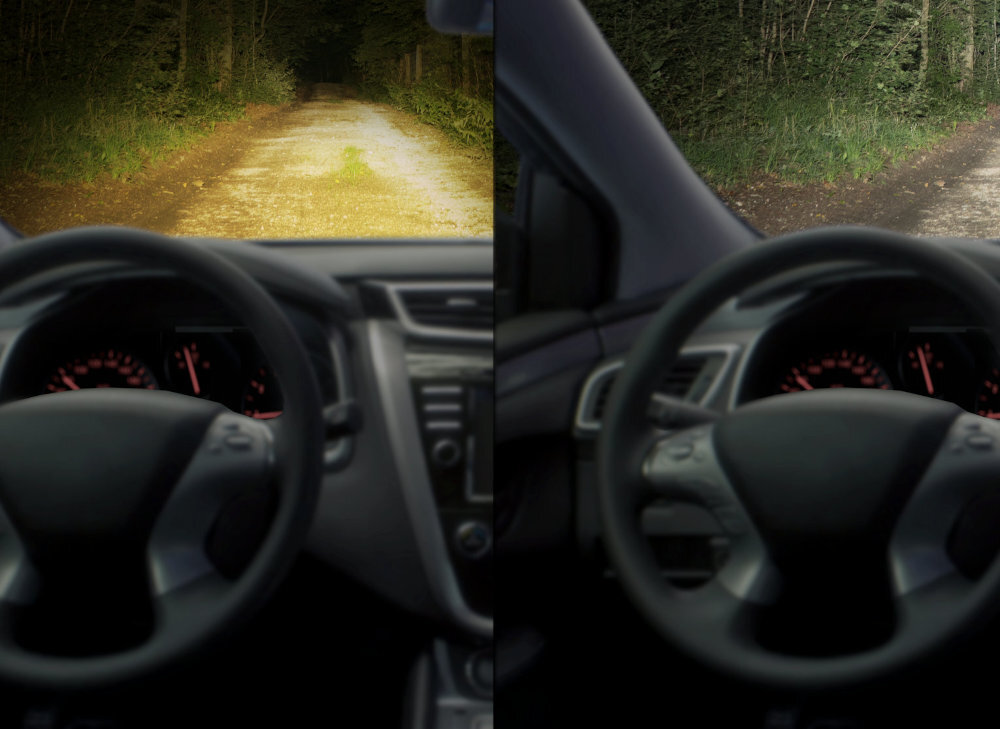 Zestaw żarówek samochodowych OSRAM LEDriving XTR H4 6000K 12V-13W światło ledowe temperatura barwowa do 6000 K strumień świetlny do 1400 lm wysoki kontrast zwiększona widoczność żywtoność do 2000 godzin