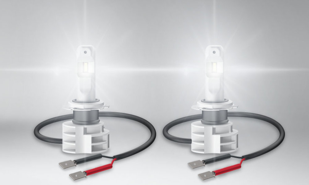 Zestaw żarówek samochodowych OSRAM LEDriving XTR H7 6000K 12V-16.90W plug and play modernizacja konwencjonalnych reflektorów chłodne biale światło LED stylowy i nowoczesny wygląd najnowocześniejsza technologia inteligentna konstrukcja