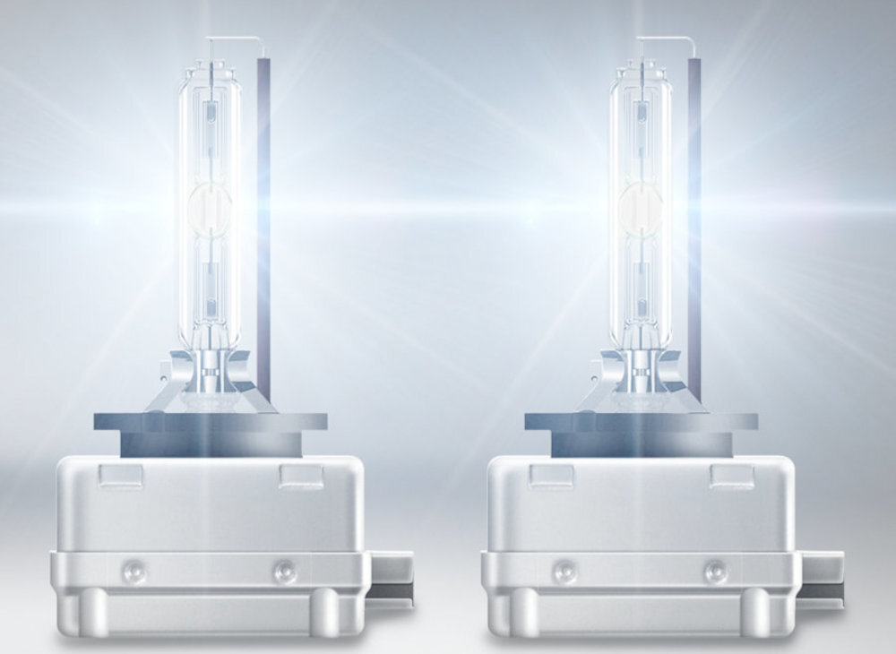 Zestaw żarówek samochodowych OSRAM D1S 6200K 85V-35W białe światło system wypełnienia zwiększenie widoczności precyzyjne oświetlenie