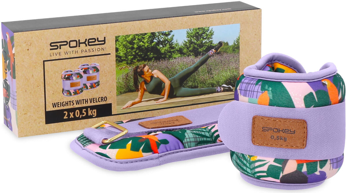 Obciążniki na ręce i kostki SPOKEY Home Jungle (2 x 0.5 kg) elementy zestaw