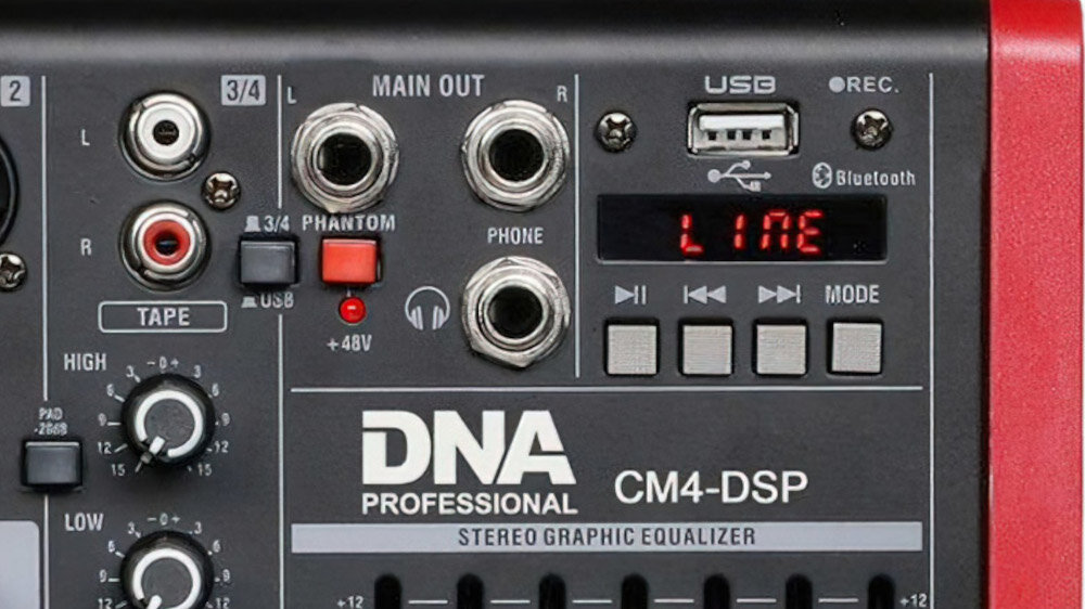 Mikser audio DNA CM4-DSP - korekcja dźwięku