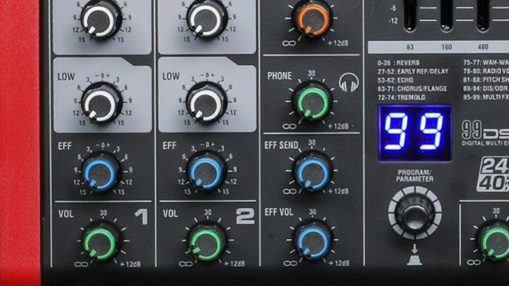 Mikser audio DNA CM4-DSP - zastosowanie