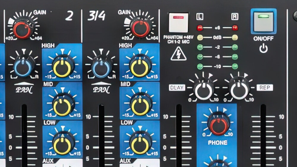 Mikser audio DNA Mix 4EQ - obsługa 4 kanałów