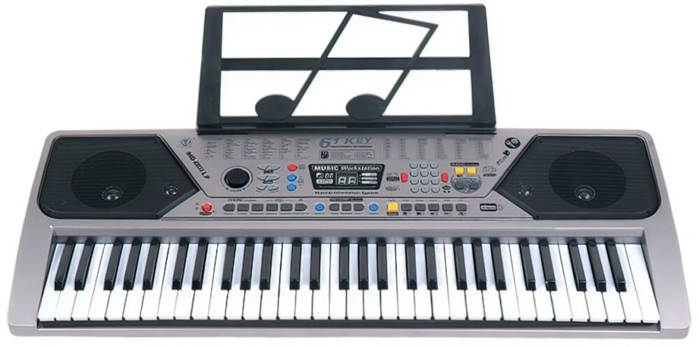 Keyboard MQ 001 UF dla najmłodszych muzyka pasja funkcje tradycja start gniazda odtwarzacz mp3 wygoda przenoszenie