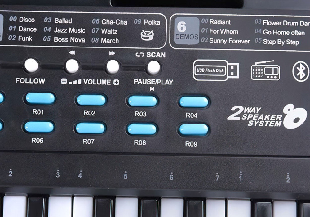 Keyboard MQ 601 UFB - wymiary