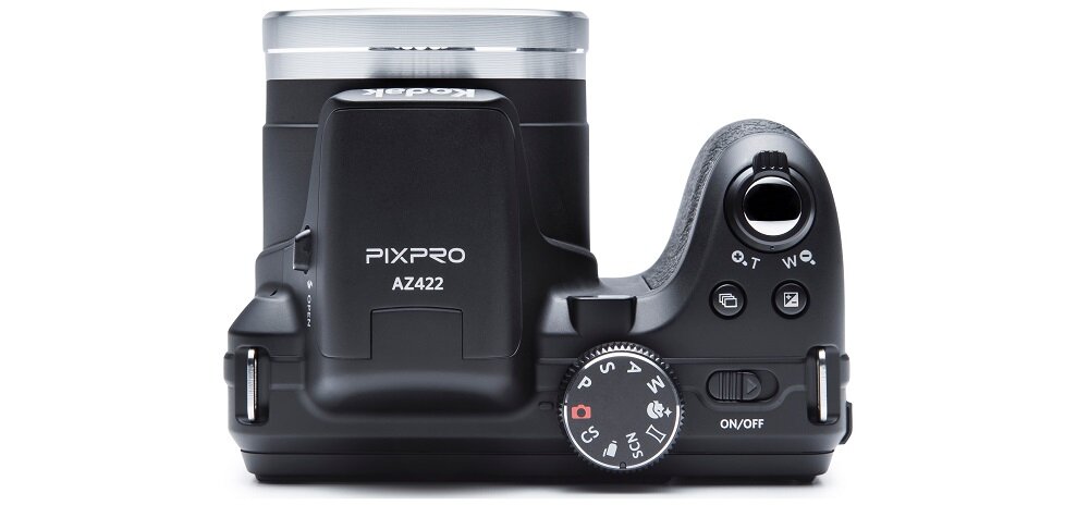 Aparat KODAK AZ422 widok z góry czarny 