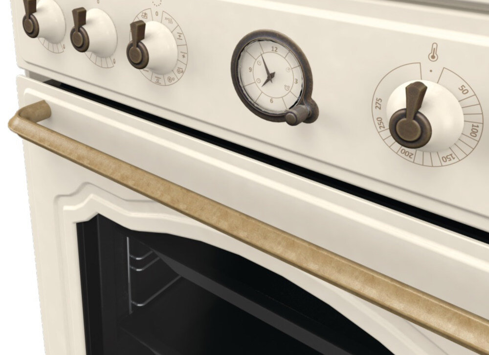 Kuchnia GORENJE GKS6C70CLI podwojne oszklone szyby refkeksyjne latwe czyszczenie